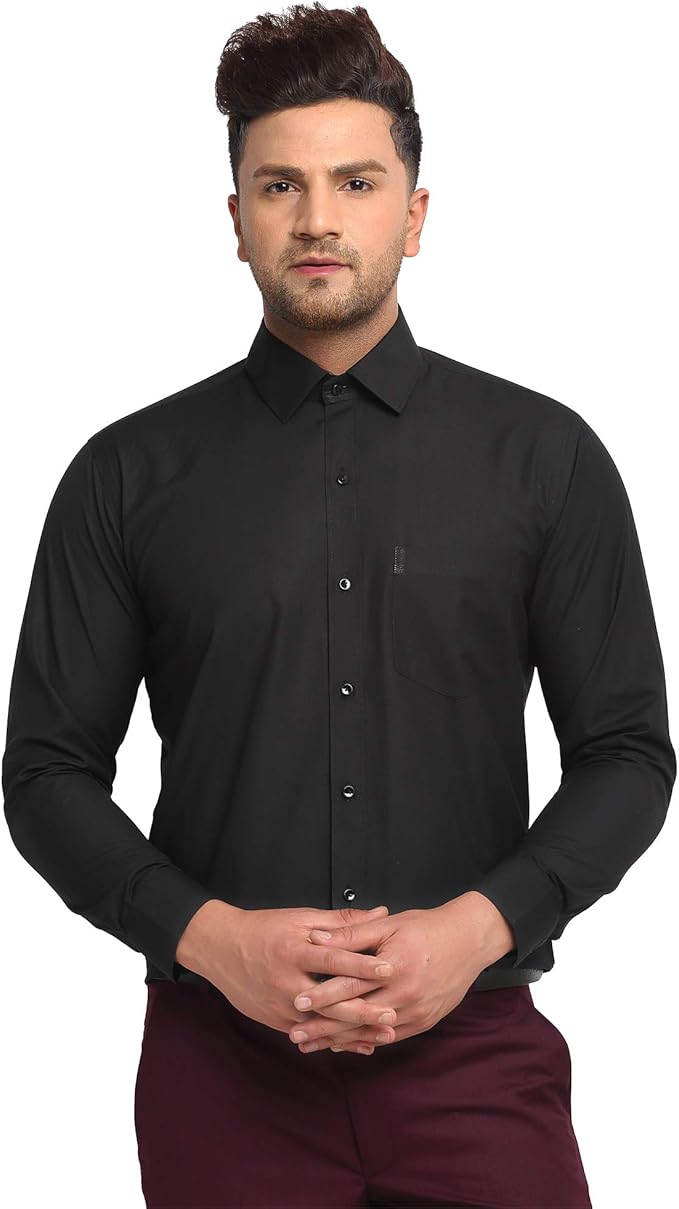 Chemise de businnes unie pour hommes