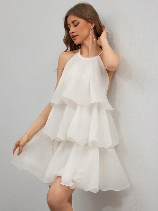 Robe volantée pour femmes