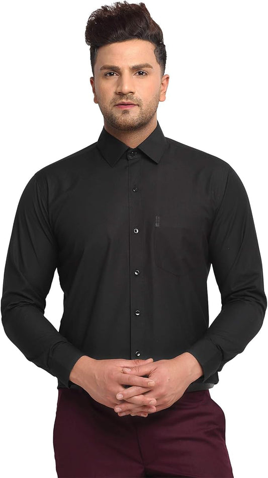 Chemise de businnes unie pour hommes