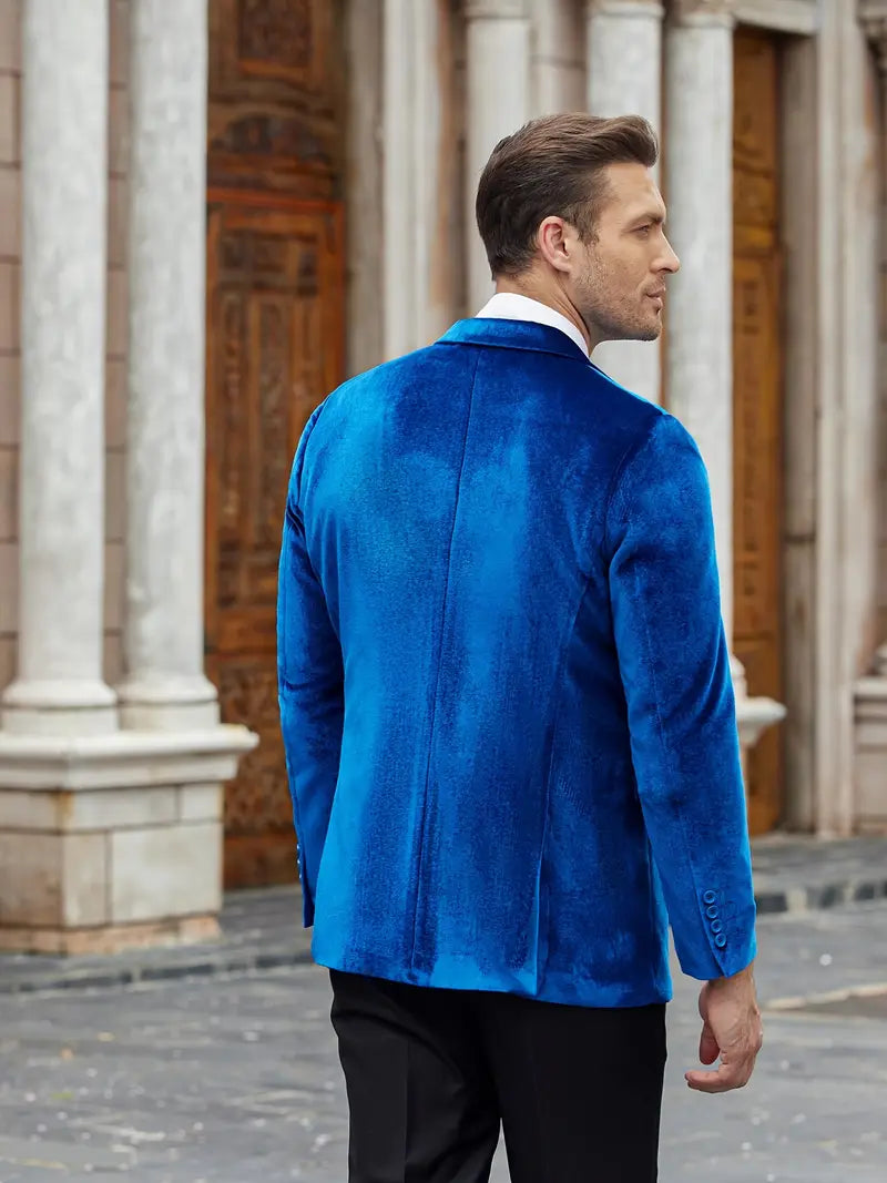 Blazer élégant à un bouton pour hommes